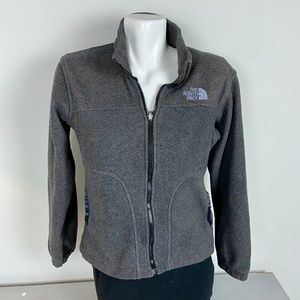 North Face Gray Fleece Zip Up